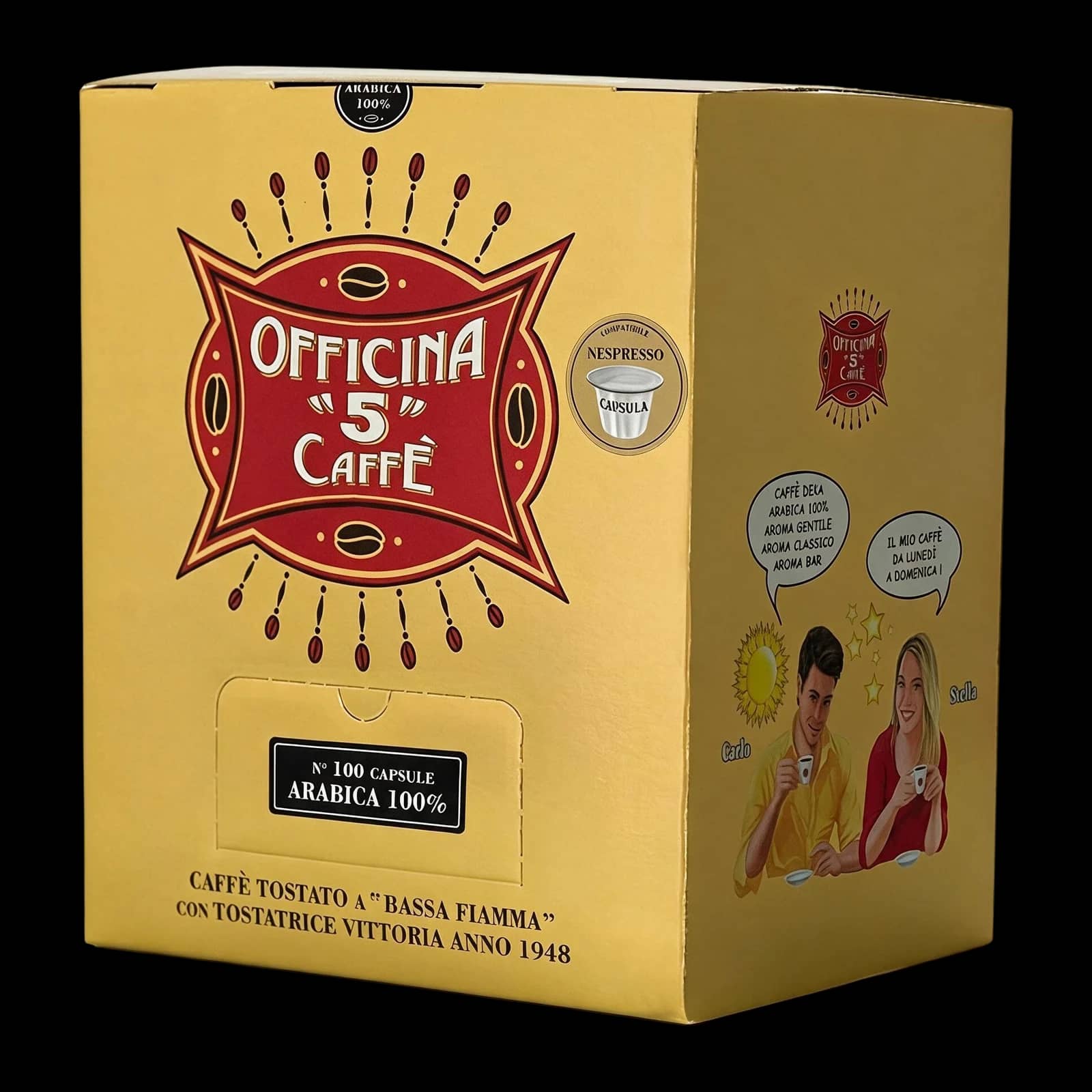 Officina 5 caffè 100% Arabica 100 Capsules | Nespresso
